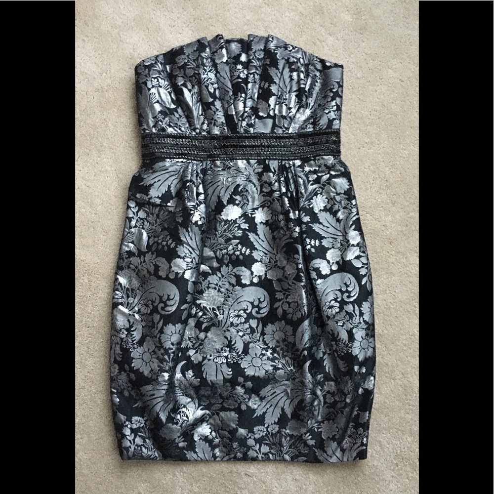 Carmen Marc Valvo strapless dress, size 10